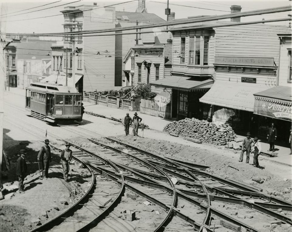 Mission at 22nd Street, possibly 1905