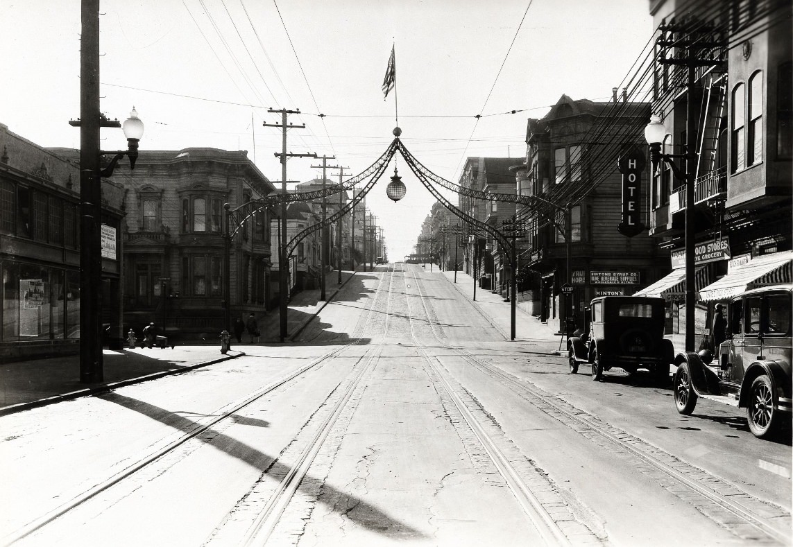 Fillmore Street at Fulton, 1928