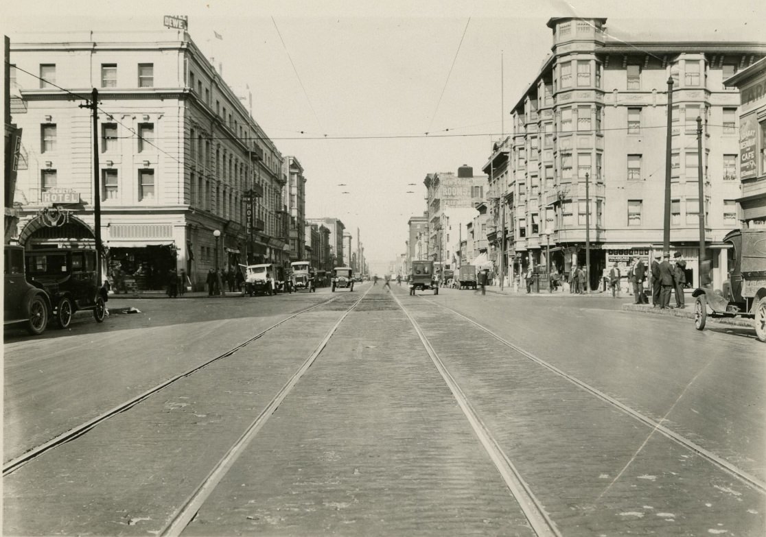 Howard Street at 4th, circa 1925
