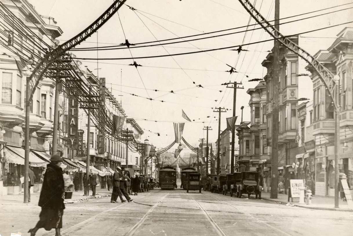 Fillmore Street in the 1920s