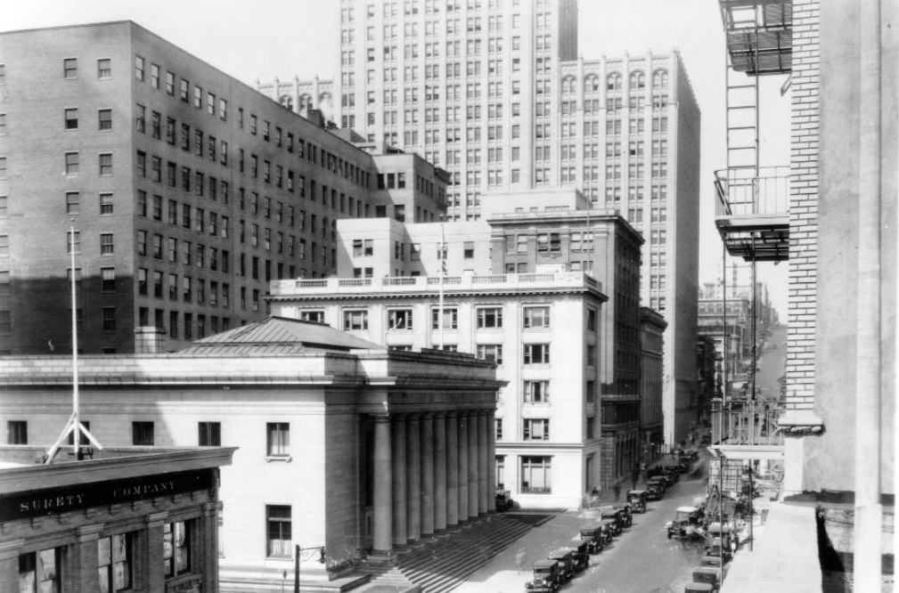U.S. Sub Treasury Building on Pine Street, 1928
