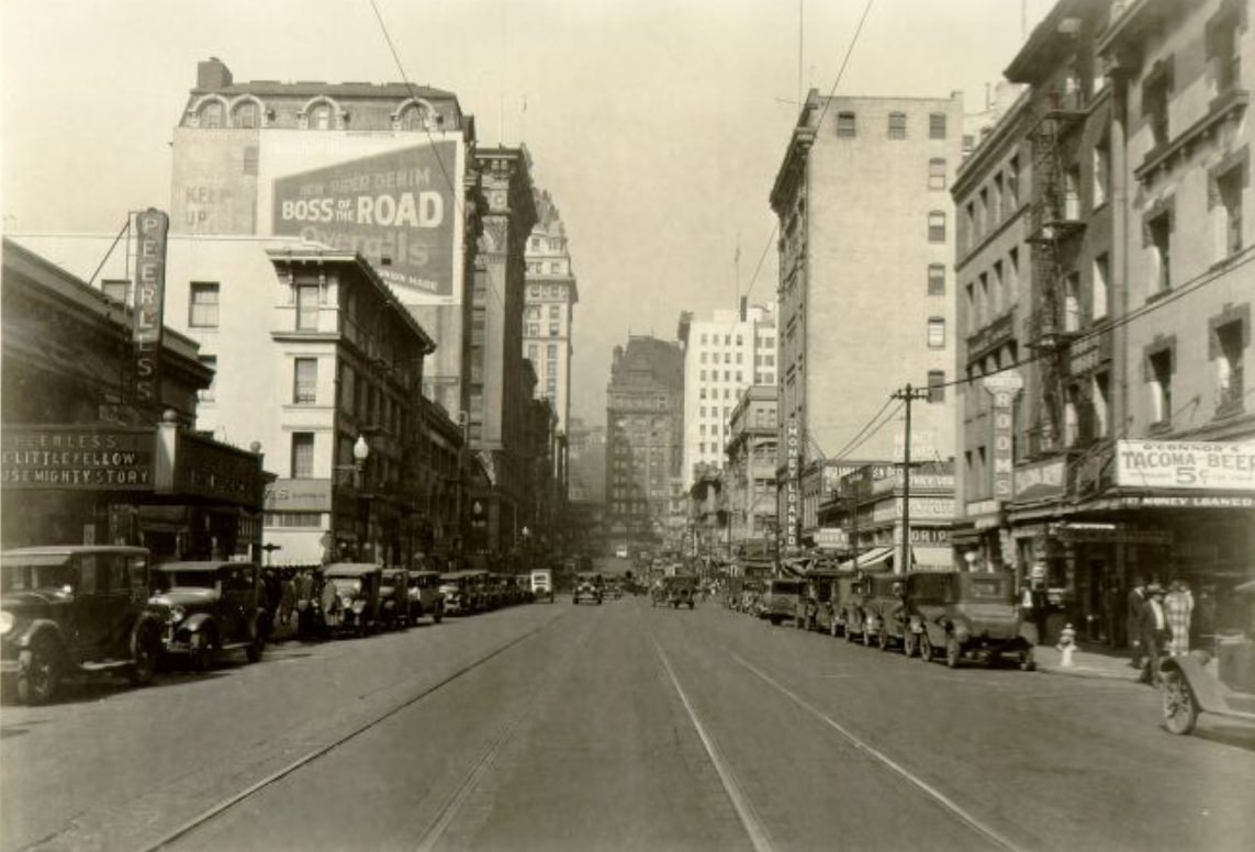 Third at Minna Street, 1929