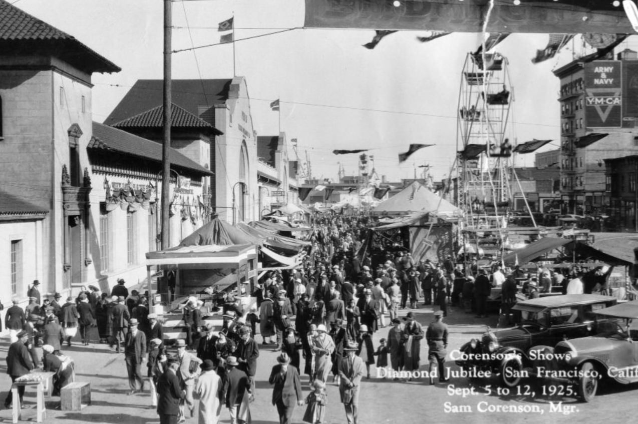 Corenson's Shows, Diamond Jubilee, San Francisco, 1925