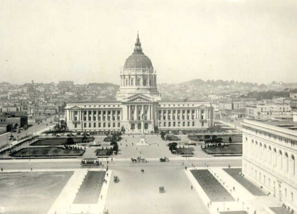 Civic Center Plaza in the 1920s