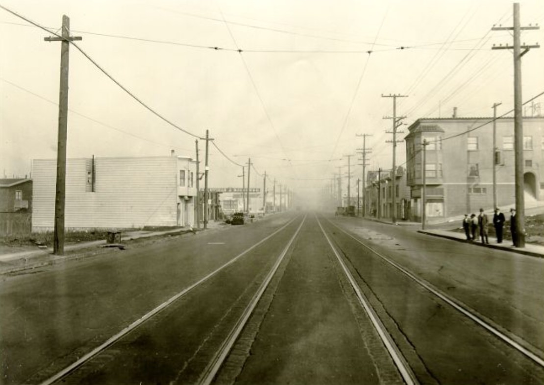 Mission Street at Italy, 1929