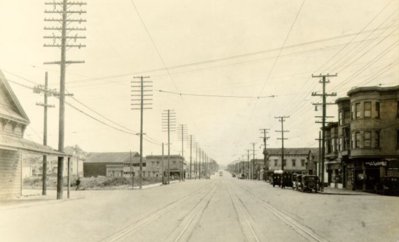 Third Street and Fairfax Avenue, 1927