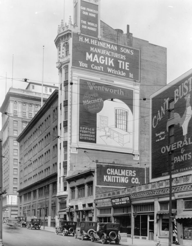 Bush Street in the 1920s