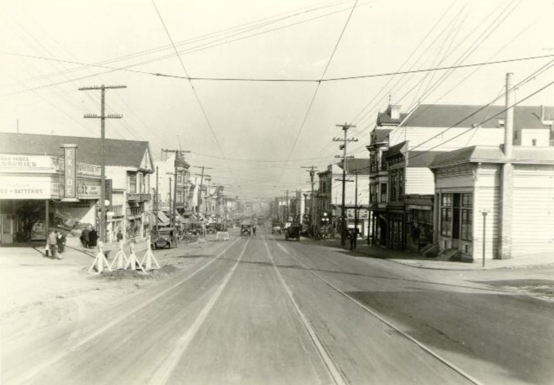Mission Street at Cortland, 1926