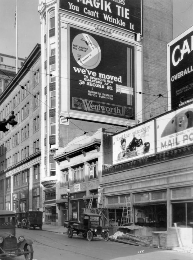 Bush Street in the 1920s