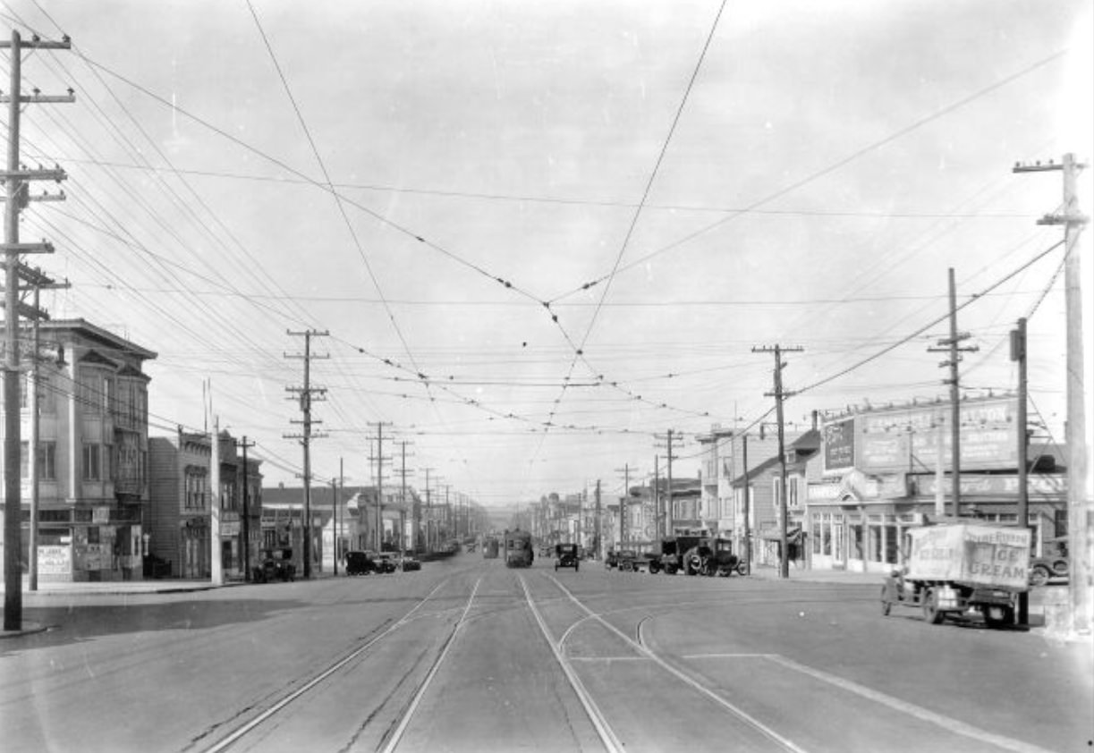 Geary Street at 2nd Avenue, 1926