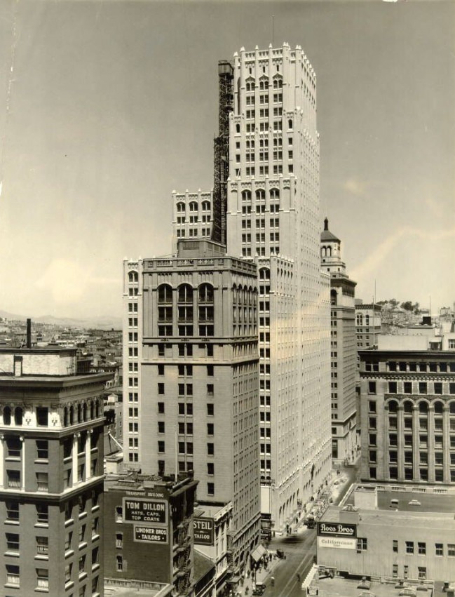View of downtown in the 1920s