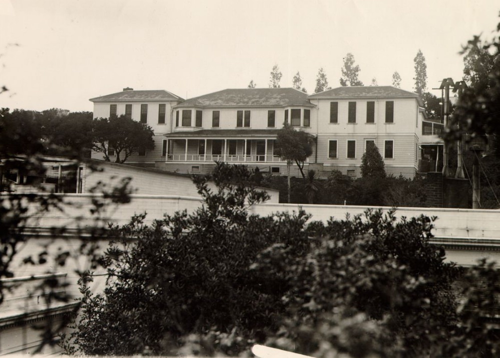 Hospital at Angel Island immigration station, 1928