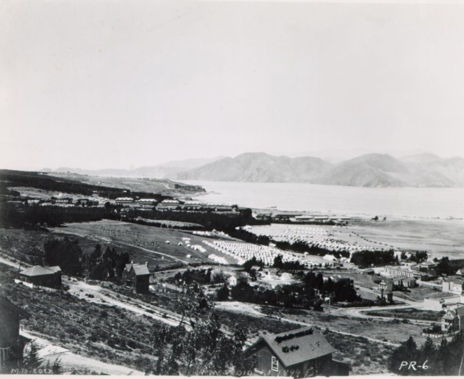 View of the Presidio and San Francisco Bay, 1899