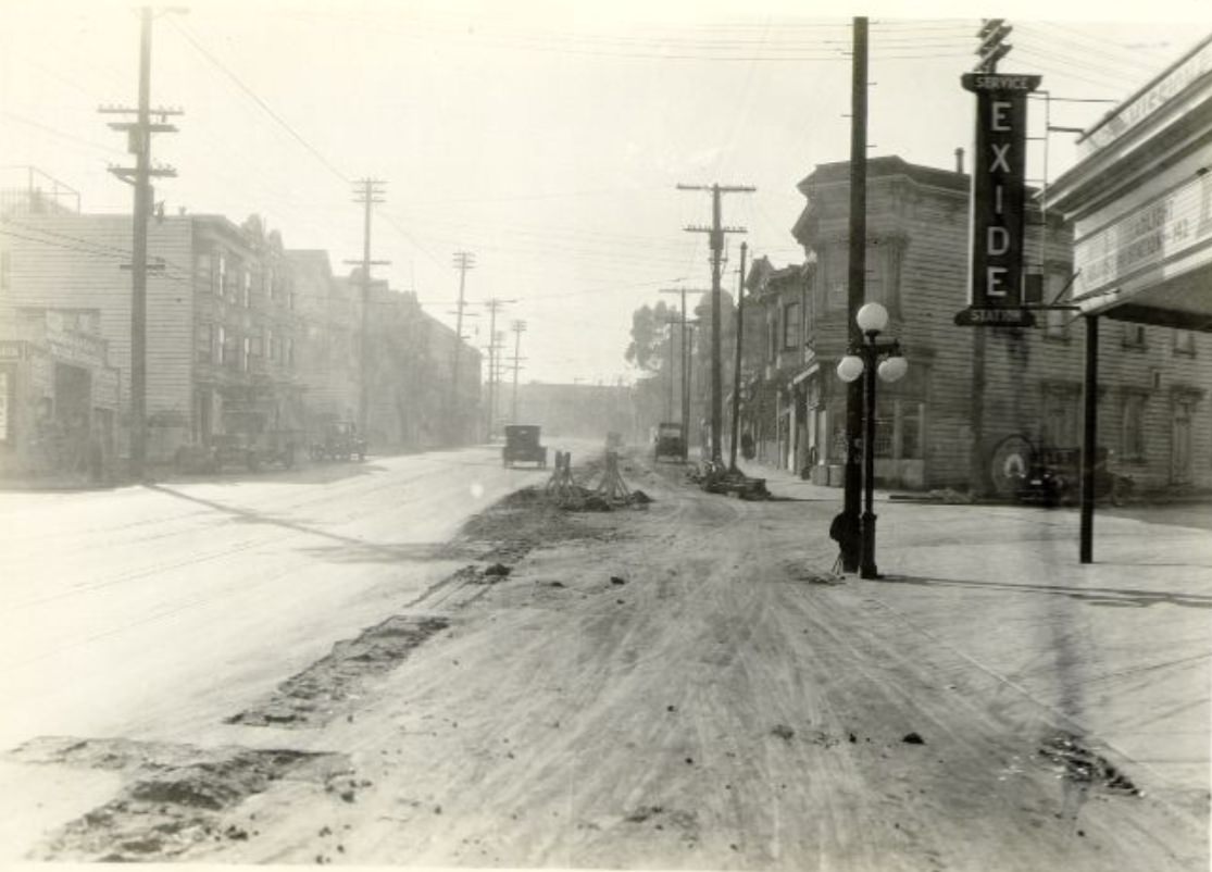 Mission Street at Cortland, 1926