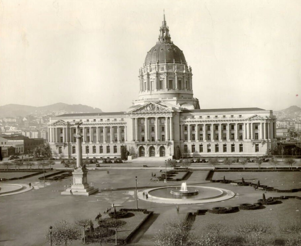 Civic Center Plaza in the 1920s