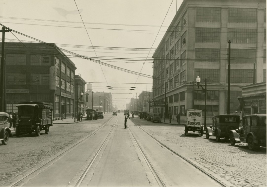 Third and Bryant Street, circa 1929