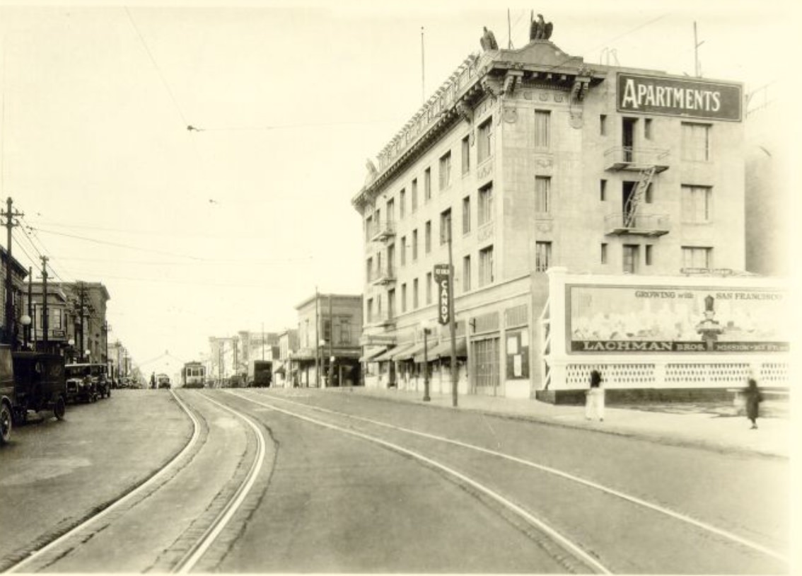 Mission Street near Army, 1927