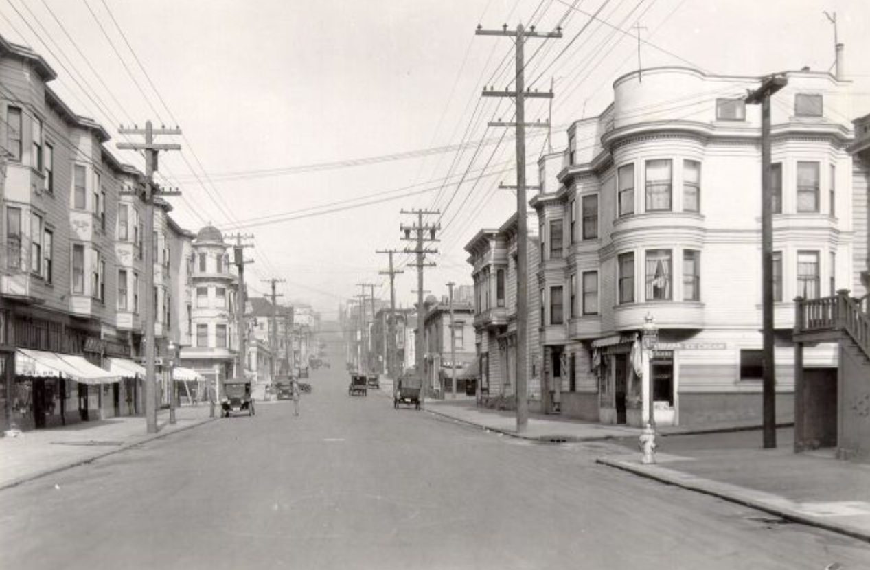Post Street at Laguna, 1926
