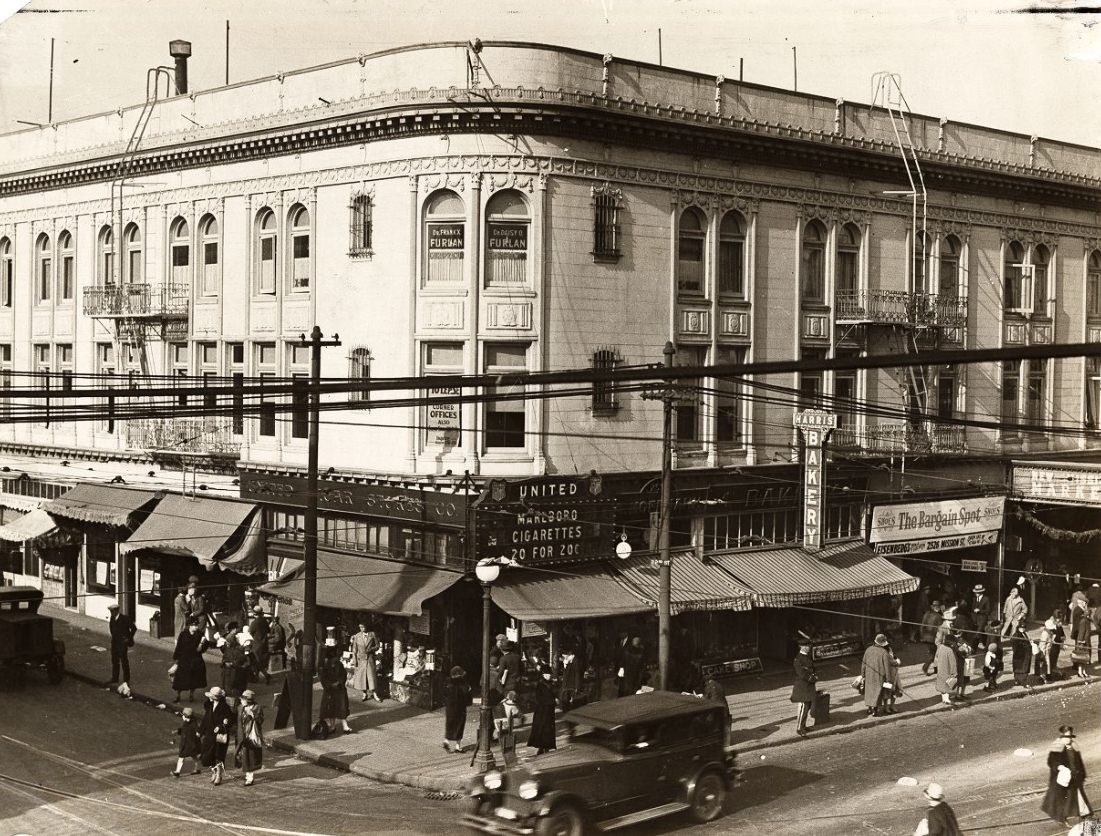 Corner of Mission and 22nd Street, circa 1926