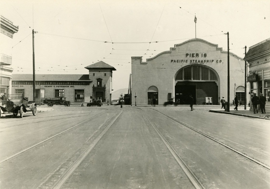 Howard Street at Embarcadero, circa 1925