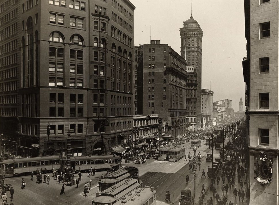 Market Street in the 1920s