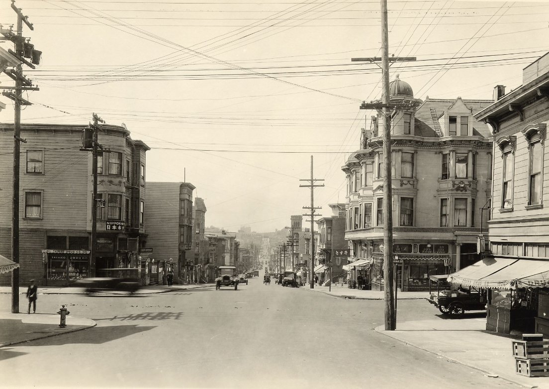Post Street at Laguna, 1927