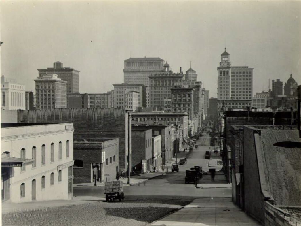 Montgomery and Pacific Street in the 1920s