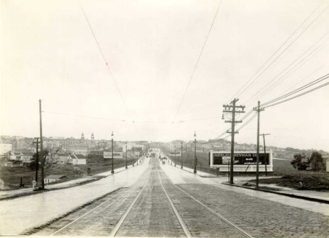 Mission Street at Trumbull, 1927