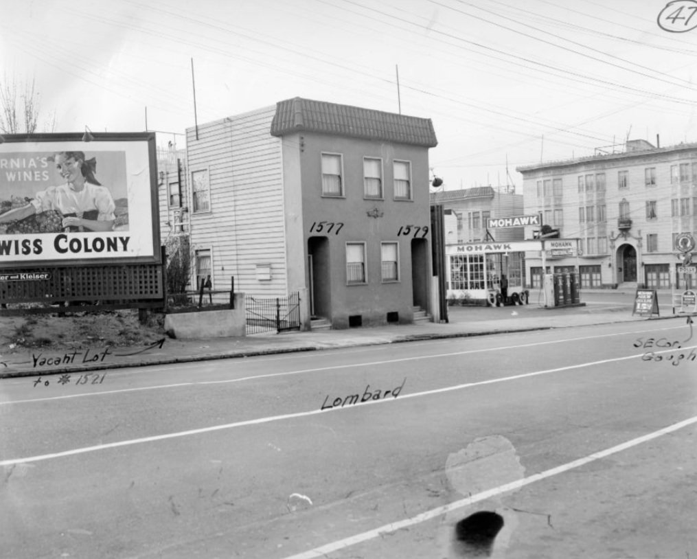 1500 block of Lombard Street, 1939