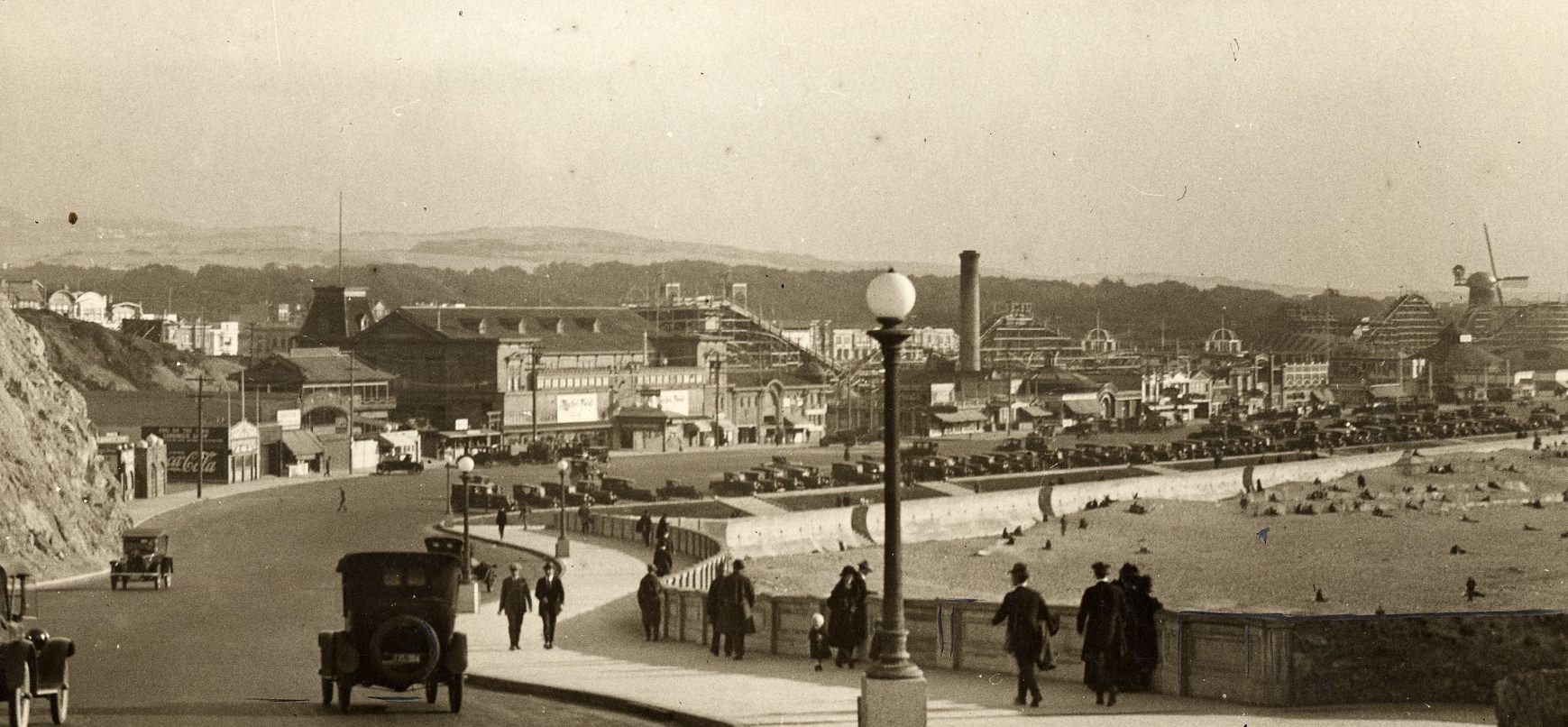 Playland across from Ocean Beach in the 1930s