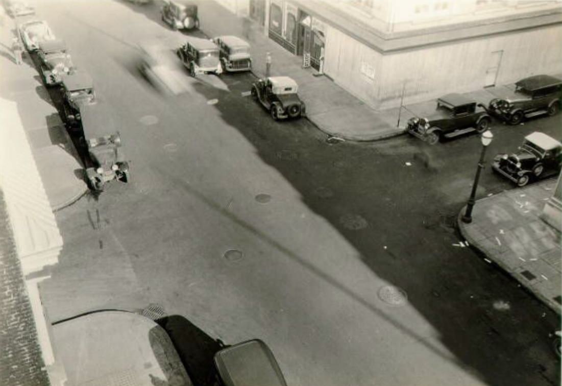 Montgomery Street at Commercial, 1932