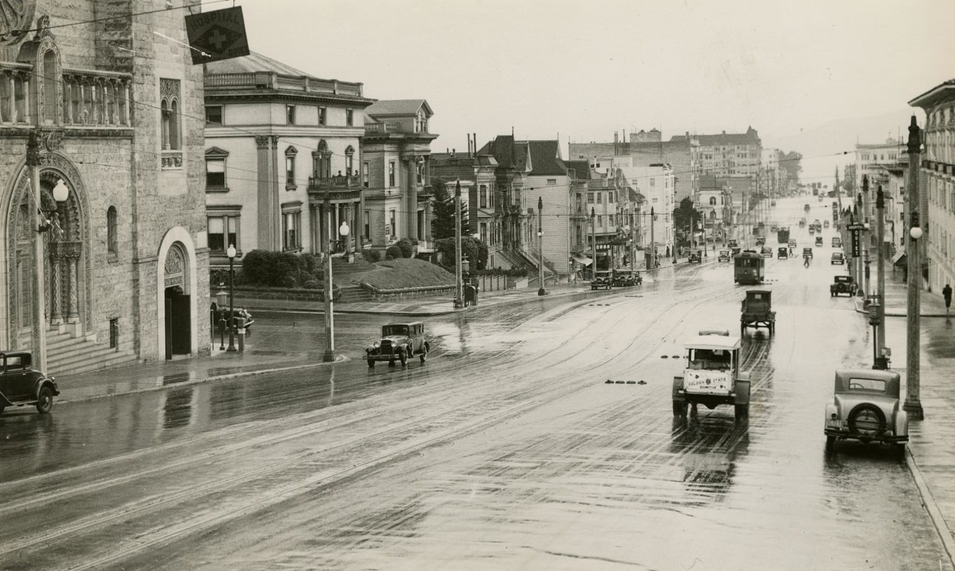 Van Ness Avenue and Broadway, 1936
