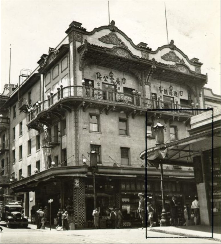 Grant Avenue and Clay Street, 1935