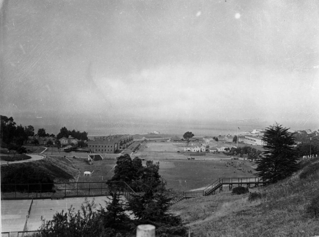 Presidio overlooking the bay, 1939