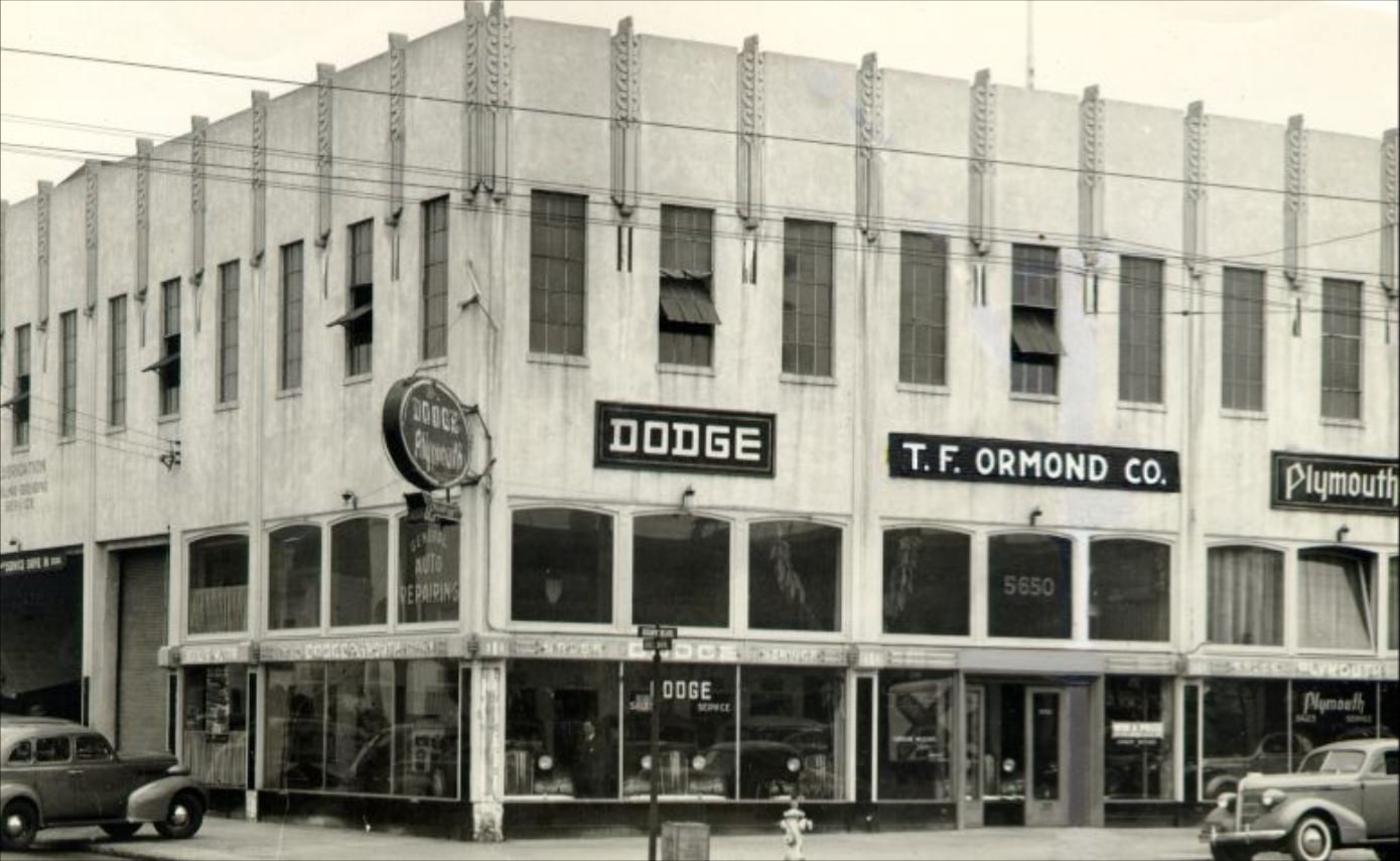 T. F. Ormond Co. on the corner of Geary Street, 1937