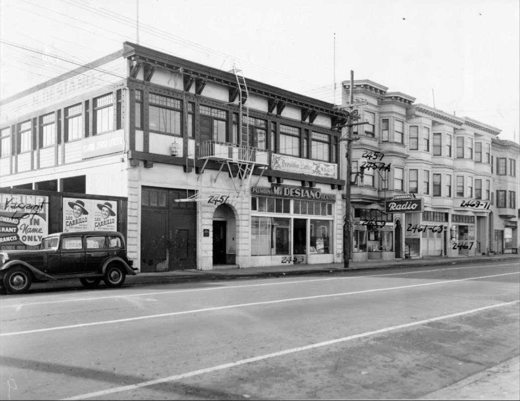 2400 block of Lombard Street, 1939