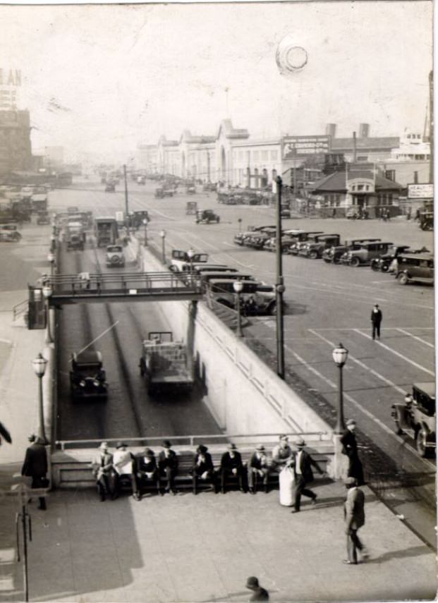 View of the Embarcadero, 1935