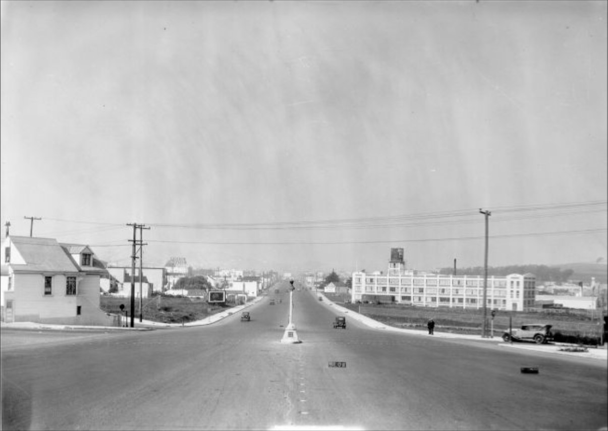 Bayshore Boulevard at Paul Avenue, 1930