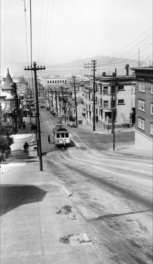 Fillmore at Green Street, 1938