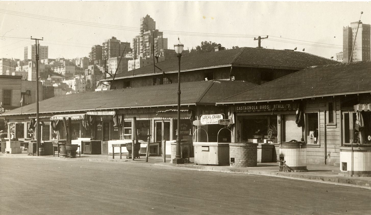 Crab pots at Fisherman's Wharf, 1934