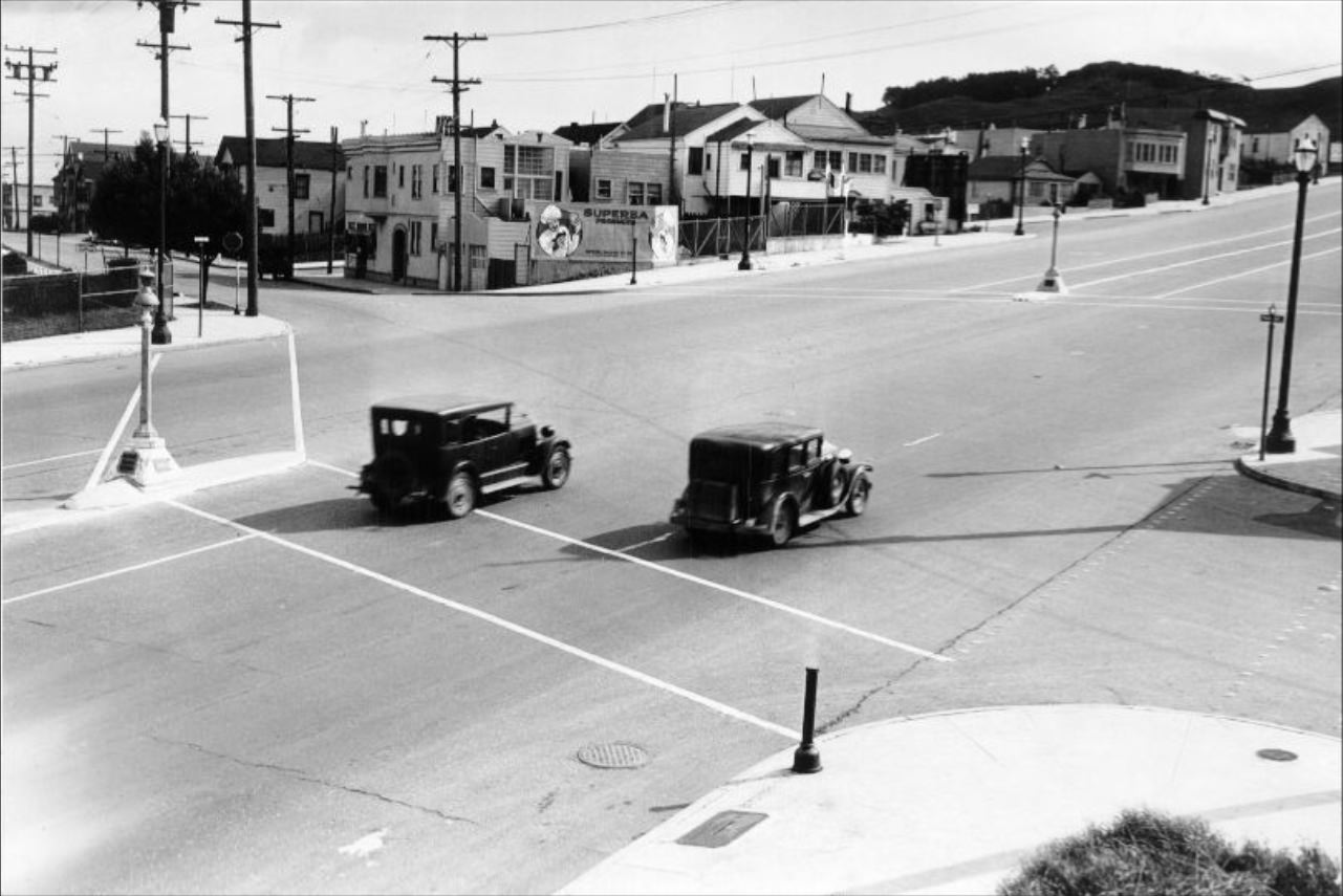 Intersection of Bayshore Boulevard and Paul Avenue, 1936