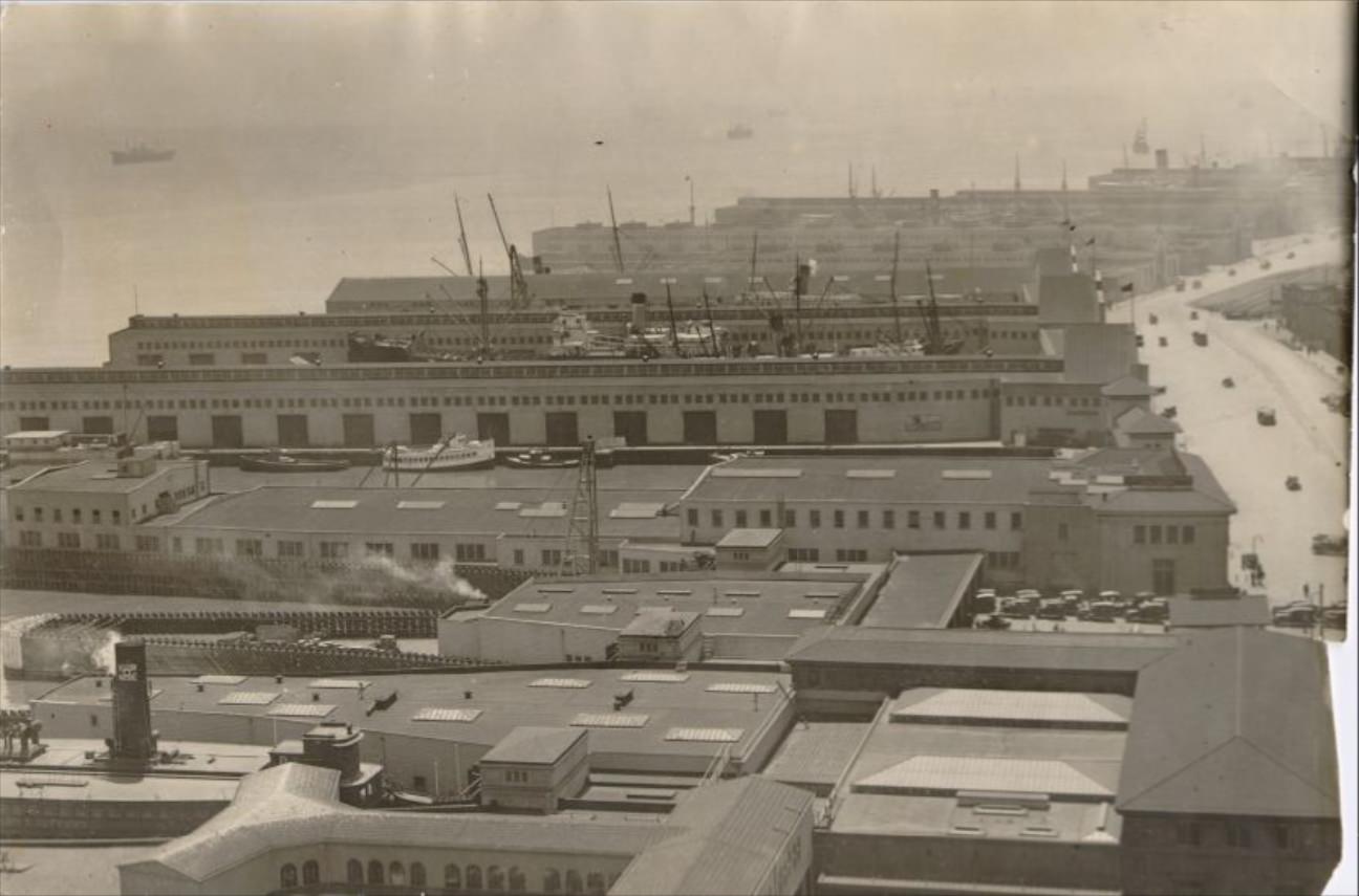 View of the waterfront, 1930s