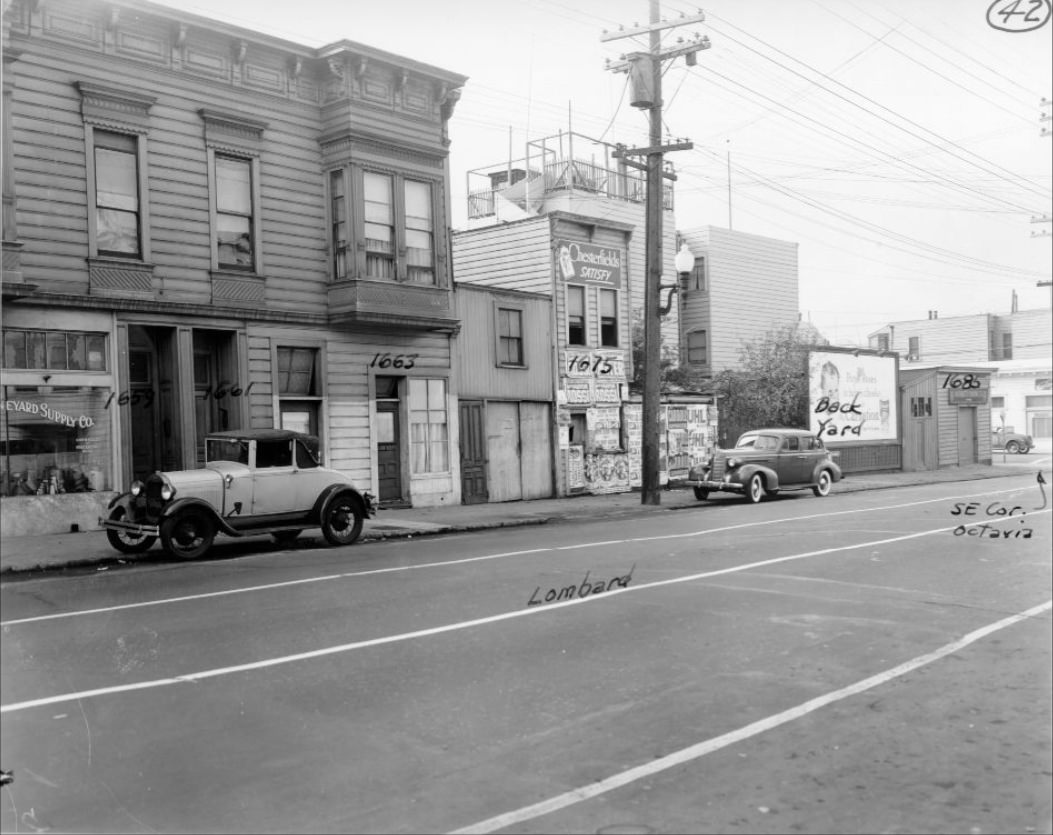1600 block of Lombard Street, 1939