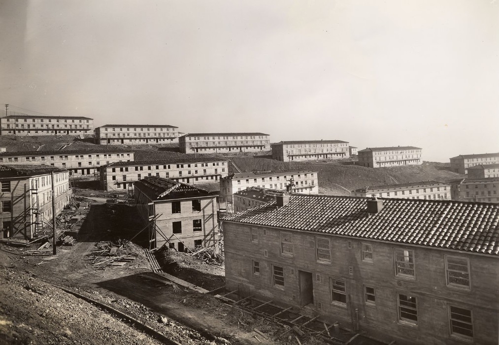 Construction of Potrero Housing Project, 1940