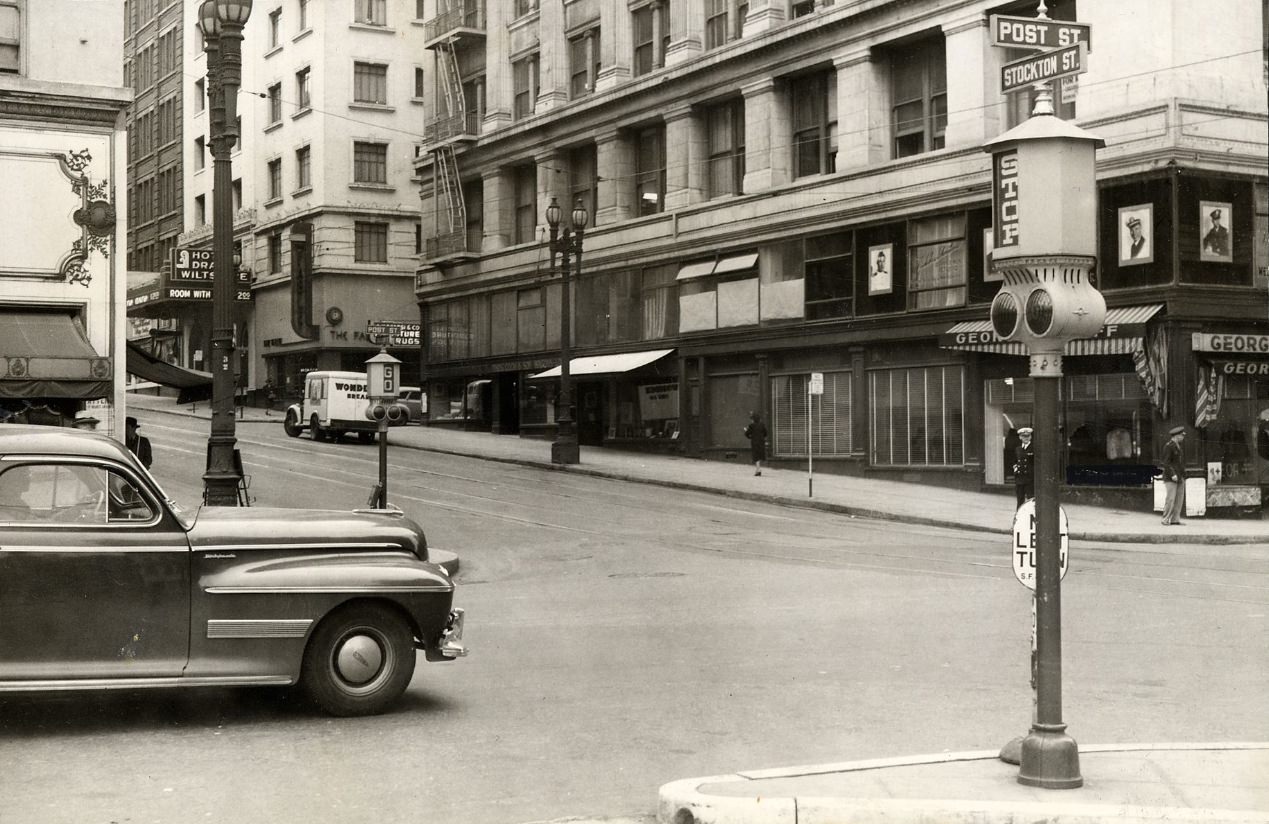 Post and Stockton streets, 1943