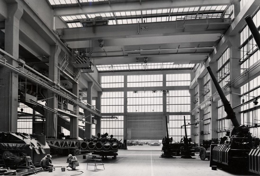 Shop Crane Bay at Hunters Point Naval Shipyard, 1948