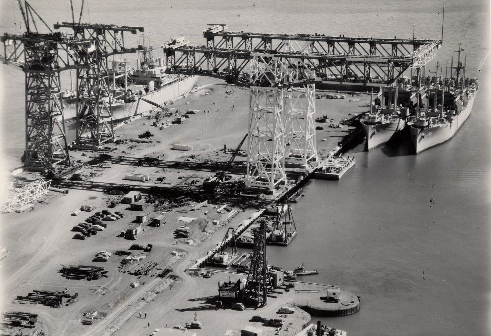 Hunters Point Naval Shipyard, 1946
