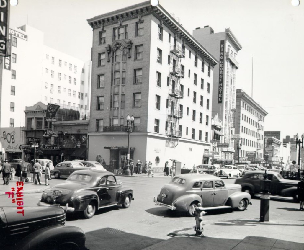 Mason at Geary, 1945