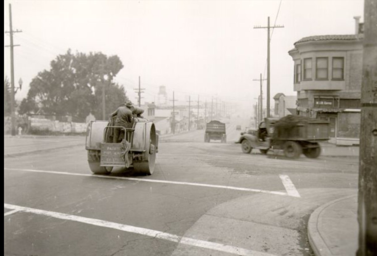 Third Street at Jamestown, 1943