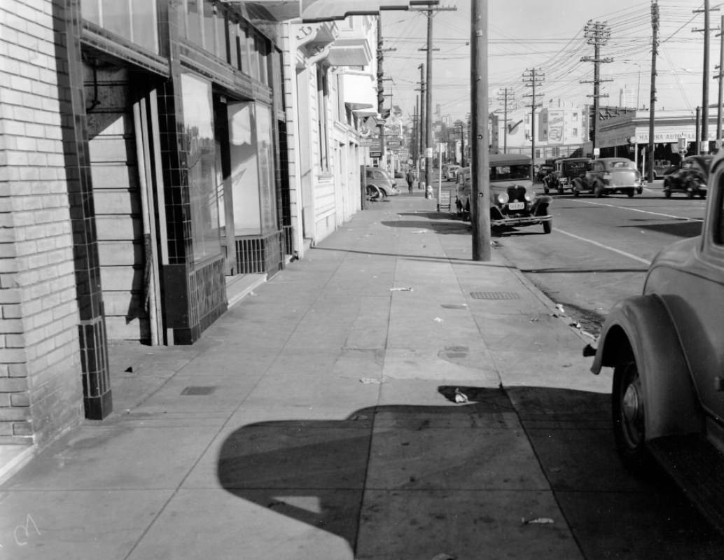 2100 block of Lombard Street, 1940